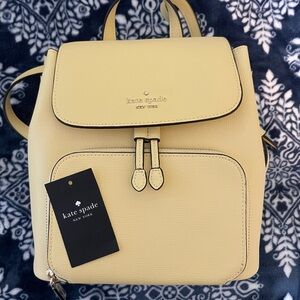LIKE NEW Kate Spade Kristi Backpack in Soft Yellow / Butter